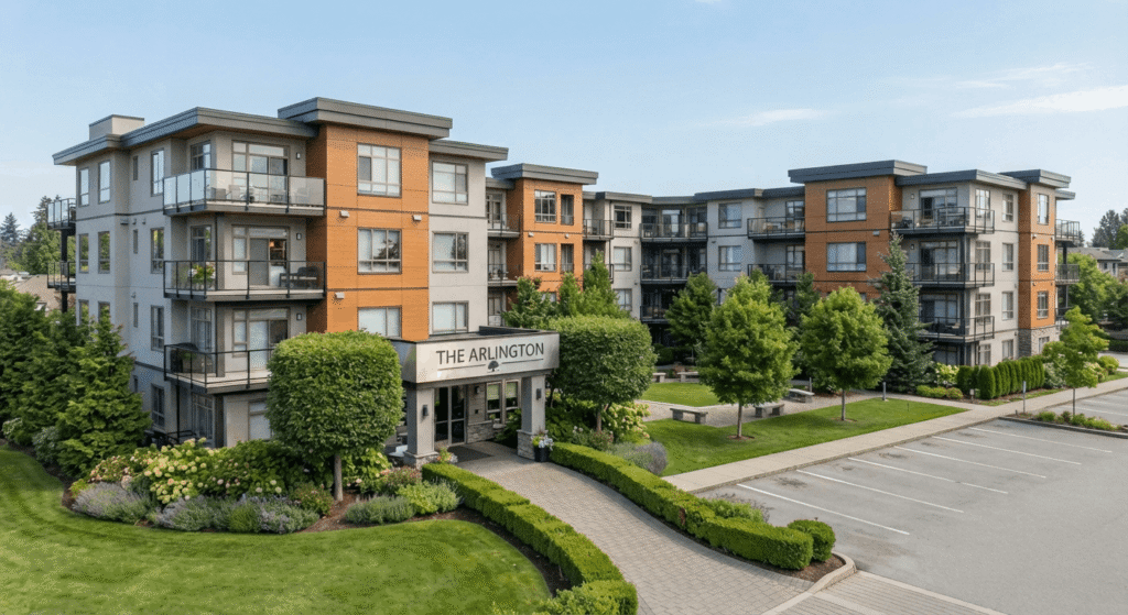 Well-managed modern apartment community reflecting professional multifamily management